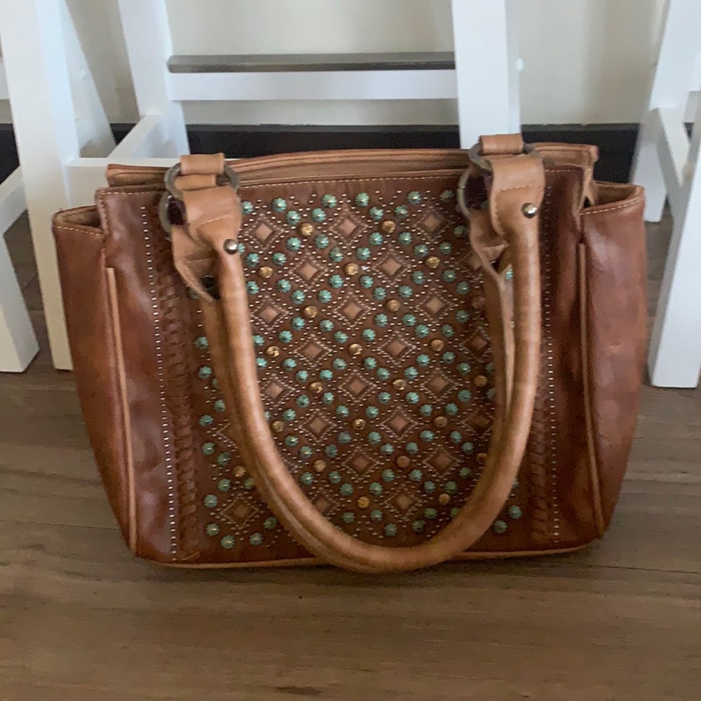 Montana West Concealed Carry Leather Purse